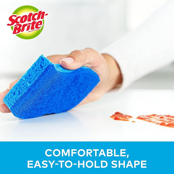 Scotch-Brite No Scratch Scrub Sponges, 4-1/2 x 2-1/2 x 7/10 in - Image 7