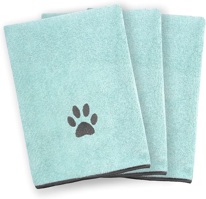 Ritz Premium Embroidered Microfiber Pet Towel, Highly Absorbent, Fast-Drying - Image 2