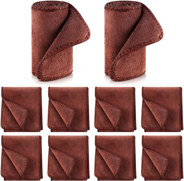 10 Pcs Shine Shoes Cloth Kit Polish Dauber Applicators Cleaning Leather Shoes by ZJoey