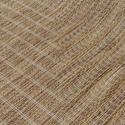 Adiva Rugs Outdoor Indoor Area Rug, Weather Resistant, Easy to Clean, Stain Resistant Floor Mat for Dining Room, Backyard, Deck, Patio (Wooden, 9' x 12')