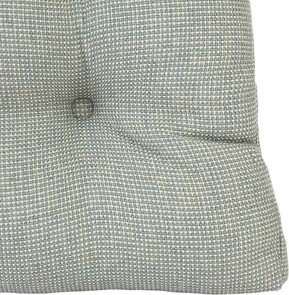 Klear Vu Gripper Overstuffed Universal Non-Slip Dining Chair Cushions for Kitchen Decor or Office Use, U-Shaped Skid-Proof Seat Pad, 17x17 Inches, 2 Count (Pack of 1), Solid Spa Green