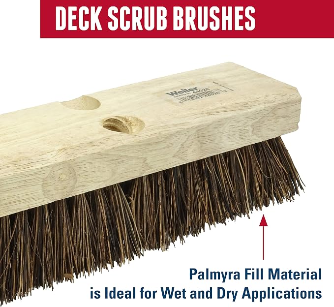 Weiler 44026 Heavy Duty Deck Scrub Brush - Image 3