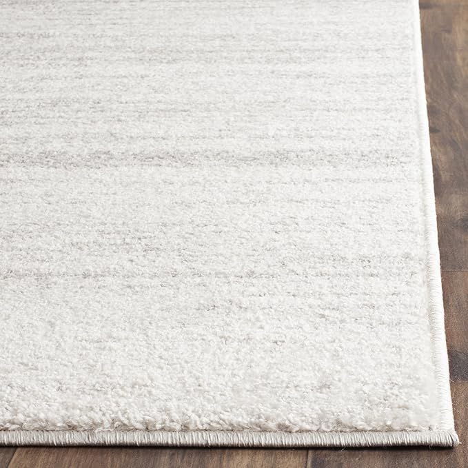 SAFAVIEH Area Rug 10x14 - Adirondack Collection - Large - Ivory & Silver, Modern Ombre Design, Non Shedding & Easy to Clean, Ideal for Living Room, Bedroom, Office, Dining Space (ADR113B)