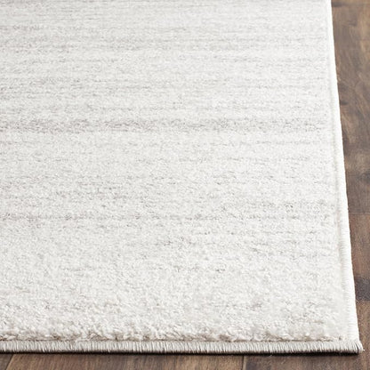 SAFAVIEH Area Rug 10x14 - Adirondack Collection - Large - Ivory & Silver, Modern Ombre Design, Non Shedding & Easy to Clean, Ideal for Living Room, Bedroom, Office, Dining Space (ADR113B)