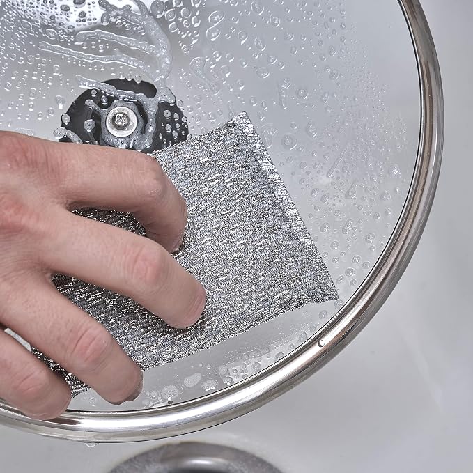 Kitchen Sponge Scrubber, Heavy Duty, Hand Friendly Scouring Sponge - Image 7