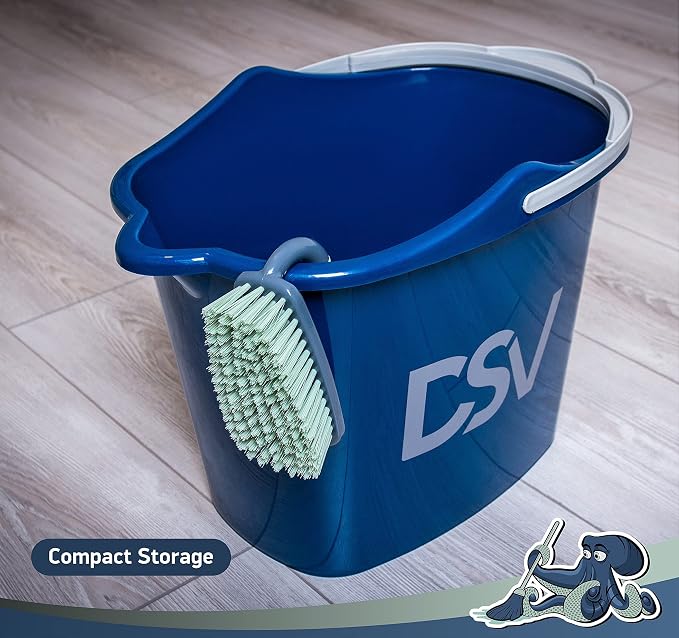 Scrub Brush | Shower Cleaning Brush | Comfort Grip & Stiff Flexible Bristles | - Image 5