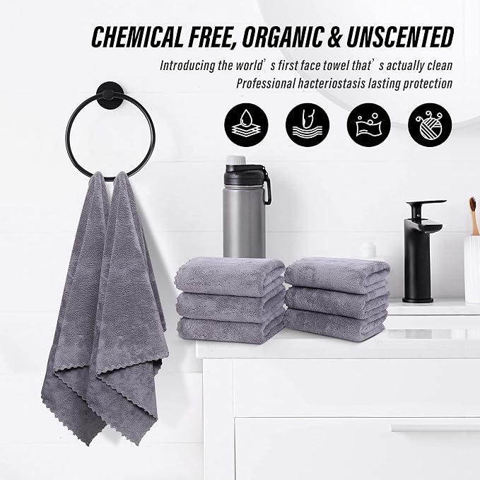 MOONQUEEN 6 Pack Premium Hand Towels - Image 6
