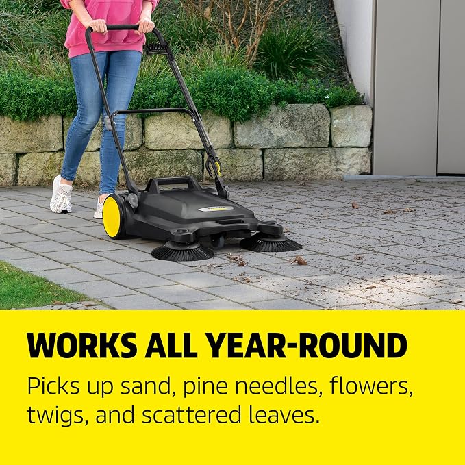 Kärcher Walk Behind Outdoor Push Sweeper S 4 Twin Go!Further - Image 5