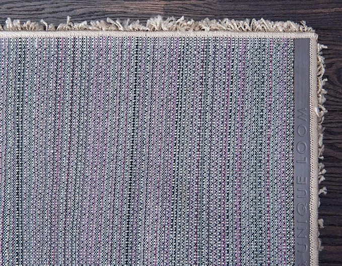 Unique Loom Solid Shag Collection Area Rug (10' x 13' Rectangle, Taupe)
