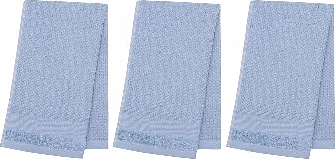 Mia'sDream Cotton Waffle Weave Hand Face Head Towel, Kitchen Tea Dish Washcloths - Image 2