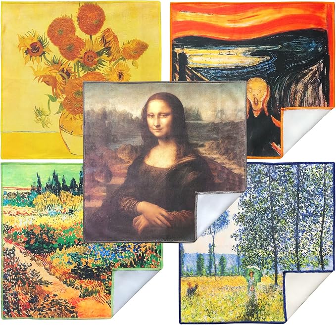 Extra Large Classic Art Collection 2, Microfiber Cleaning Cloth by CleanClearMicrofiber
