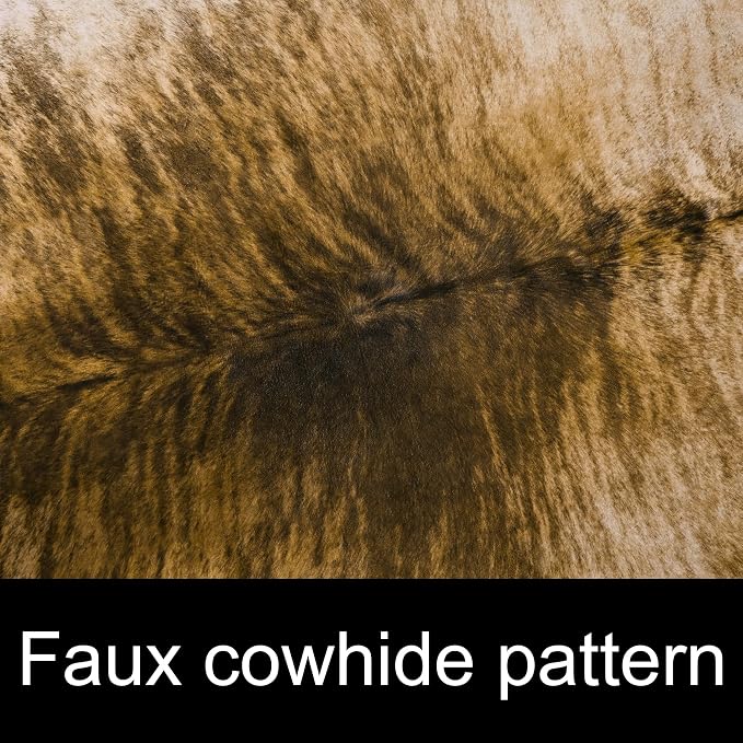Amearea Faux Cow Hide Rug Large, Premium Western Home Decor Cow Print Rugs - Image 7