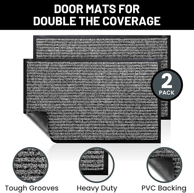 Sierra Concepts Front Door Mat Welcome Mats 2-Pack - Image 2