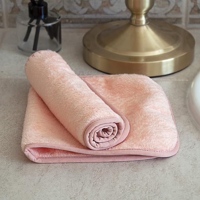 Eurow Reusable Makeup Remover Cloths, Soft Microfiber Face Towels - Image 2