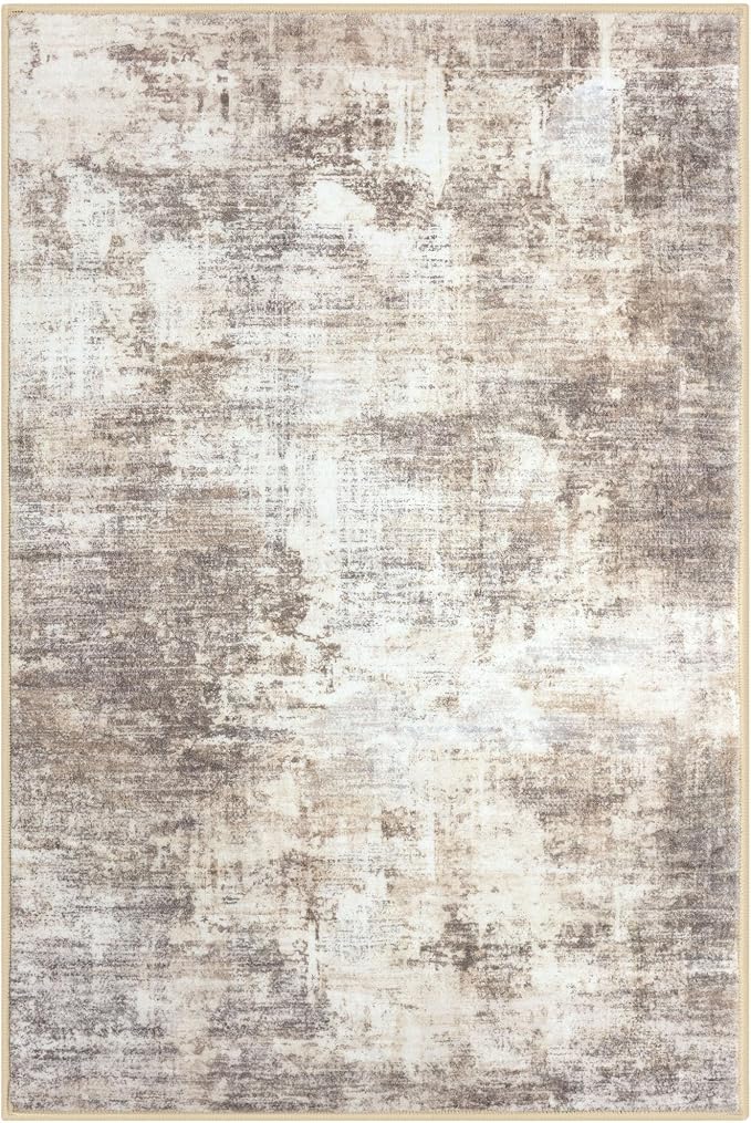 IOHOUZE Abstract Area Rug 4x6 Ft Washable Rugs - Image 9