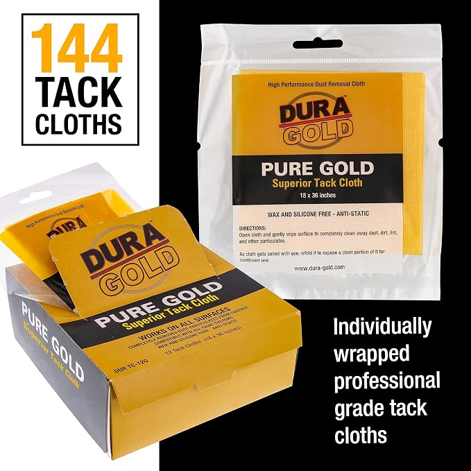 Dura-Gold - Pure Gold Superior Tack Cloth Woodworking, Automotive Paint - Image 3