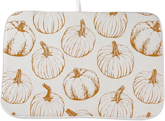 Fall Dish Drying Mat 18x24 Inches by OFIRD