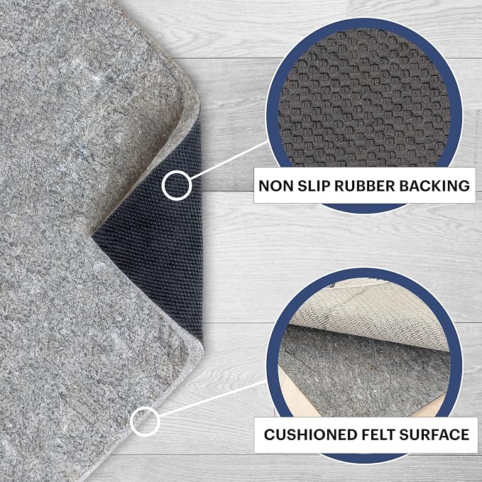 RUGPADUSA - Dual Surface - 2'6" x 7' - 3/8" Thick - Felt + Rubber - Enhanced - Image 3