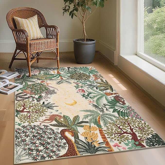 GarveeHome 3x5 Washable Area Rug by GarveeHome