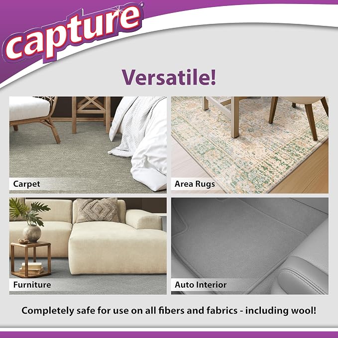 Capture Carpet & Rug Dry Cleaner w/Brush - Image 3