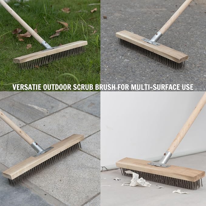 Stainless Steel Deck Scrub Brush Broom - Image 5