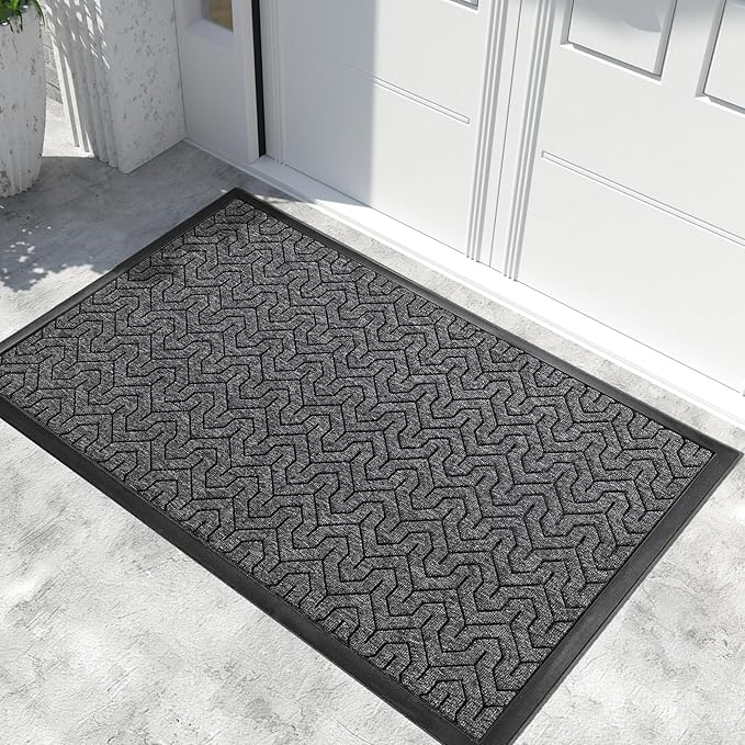 Yimobra Large Door Mat Outside Entrance 47x32, Waterproof Heavy Duty Outdoor by Yimobra