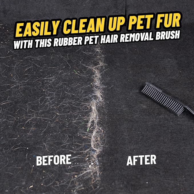 Chemical Guys Professional Rubber Pet Hair Removal Brush – Multi Surface - Image 2