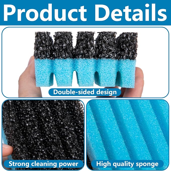 EBaokuup 4 Pcs Grill Plate Cleaning Sponge 12207, Electric Grill Cleaning Sponge - Image 3