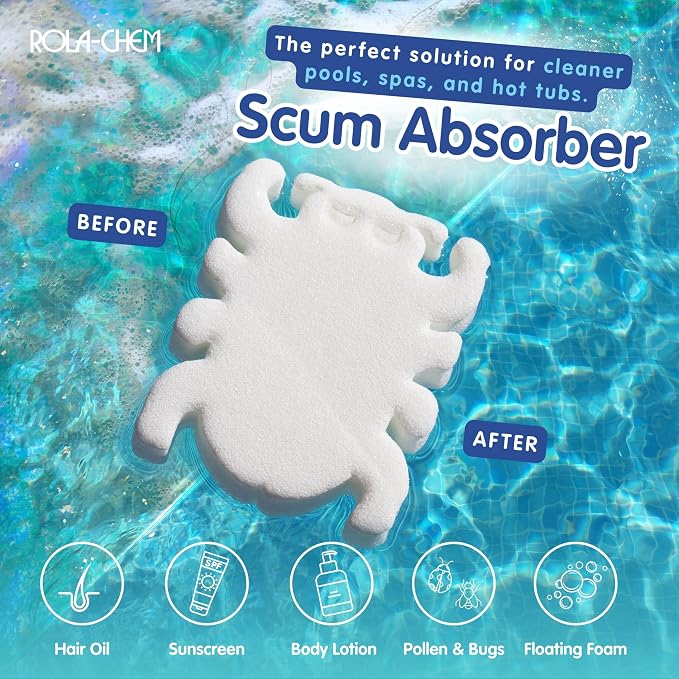 2 Pack Scumbug Hot Tub Scum Absorber – The Original, Highest Rated Scum - Image 2