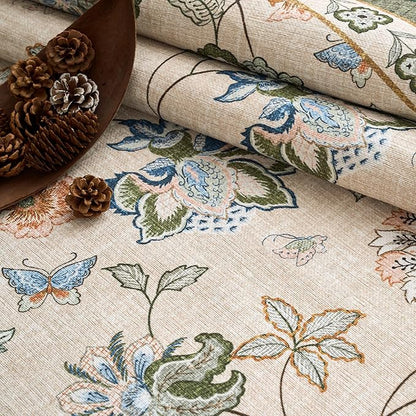 jinchan Elora 2x3 Floral Rug for Entryway Washable Rug Vintage Romance Design Christmas Small Mat Non Slip Indoor Doormat Lightweight Low-Profile Throw Carpet for Bathroom Laundry Room, Green/Beige