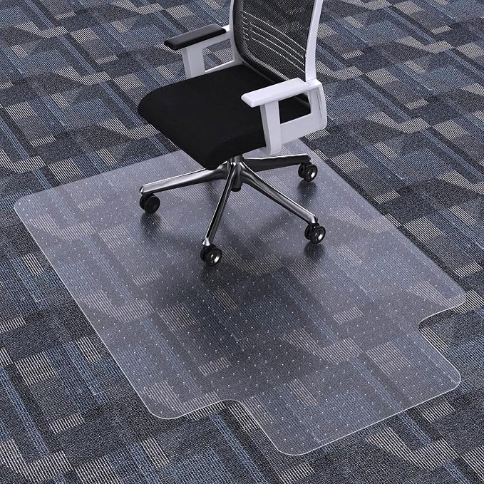 FuturHydro Office Chair Mat for Low Pile Carpet, Easy Glide Rolling Plastic by FuturHydro
