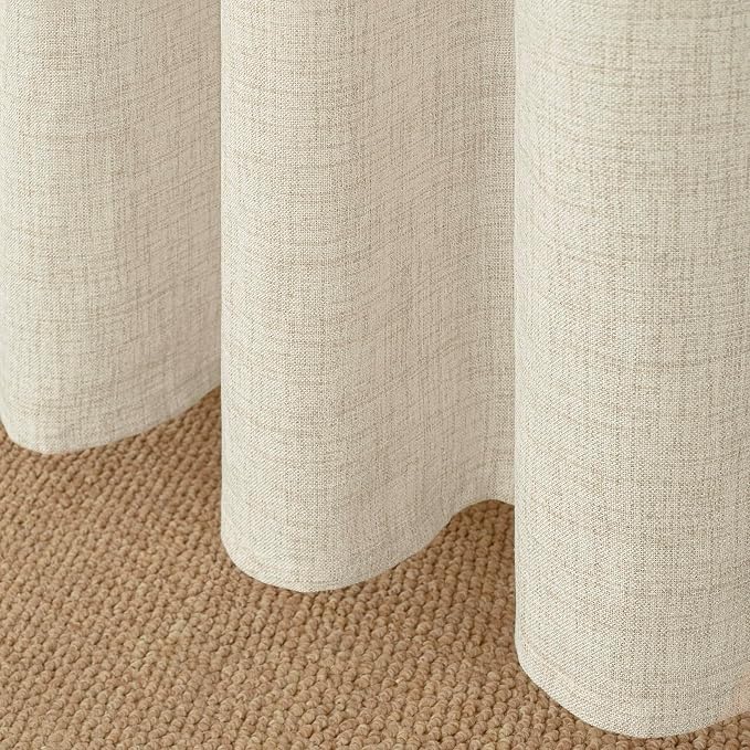 YoungsTex Linen Curtains 45 Inch Length - Image 7