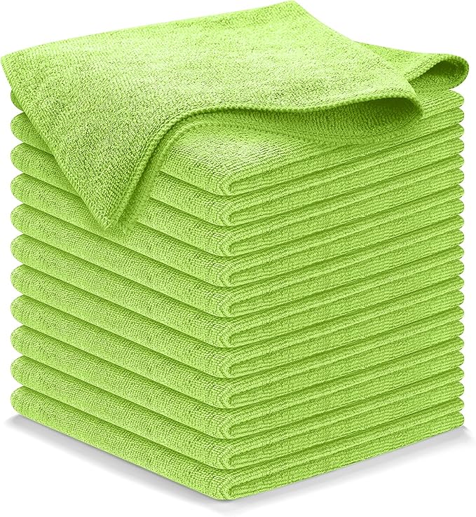 USANOOKS Microfiber Cleaning Cloth Light Green by USANOOKS