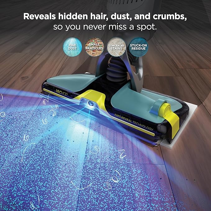Shark VACMOP Reveal NEW Cordless Hard Floor Cleaner, Vacuum & Spray Mop - Image 4