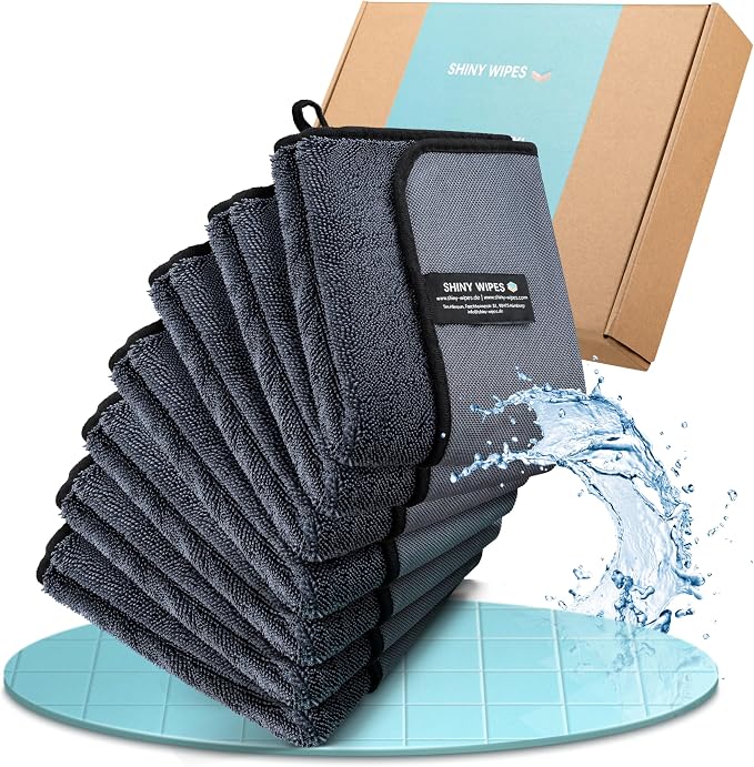 Shiny Wipes XL Drying Towel, The Original, Ultra Absorbent Twisted-Loop Design by ShinyWipesShinyBath%E2%84%A2