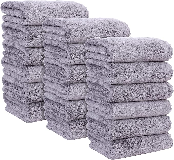 MOONQUEEN 18 Pack Premium Hand Towels by MOONQUEEN