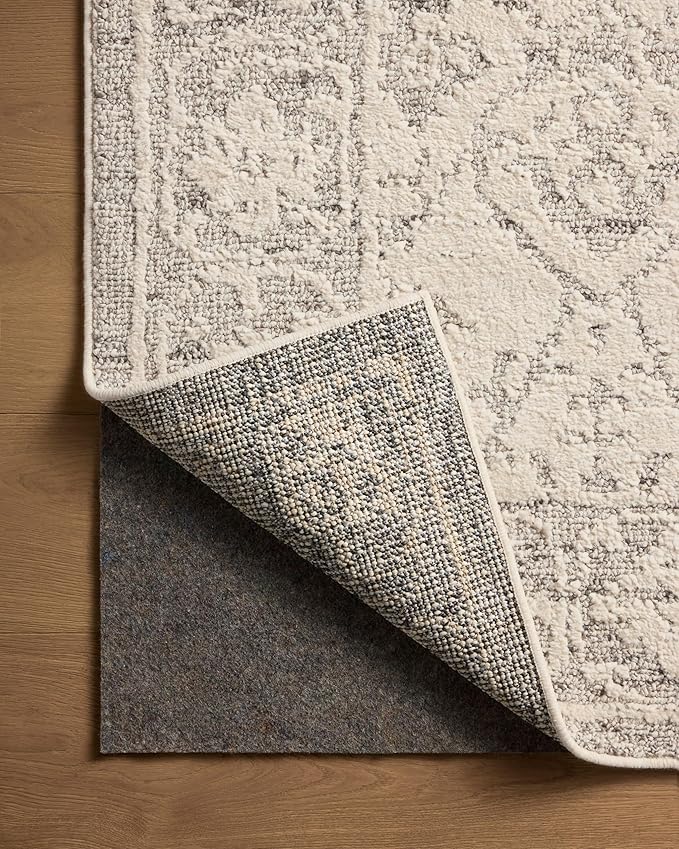 Loloi Magnolia Home by Joanna Gaines Gigi Collection GIG-02 Ivory/Stone 7'-10" x 10' Area Rug