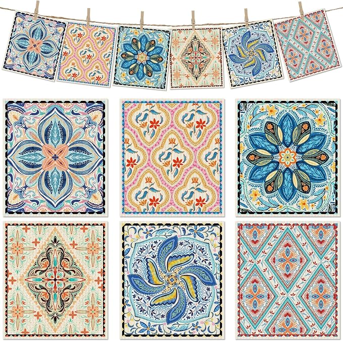 6 Packs Swedish Paper Cloths for Kitchen, Reusable Paper Towels Washable Dish by Revahope