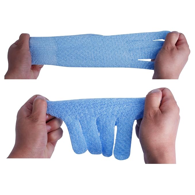 Evridwear Exfoliating Glove for Shower Man and Women, Dual Texture Bath Body - Image 3