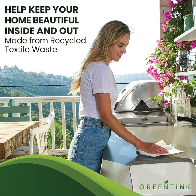 Eco-Friendly Reusable Dish Cloth Set – 10-Pk Multipurpose Kitchen Cleaning - Image 4