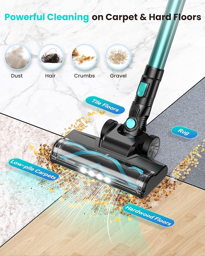 N3T Cordless Vacuum Cleaner, Wireless Stick Vacuum - Image 3