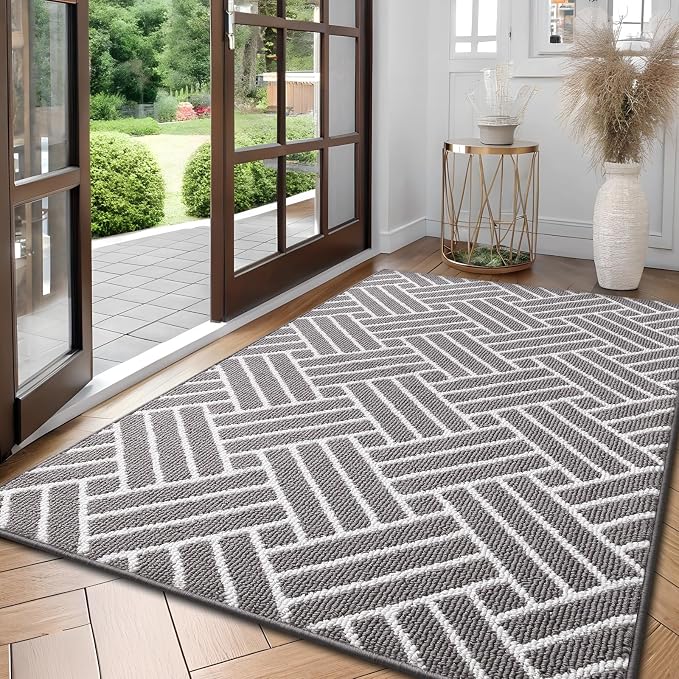 OLANLY Large Indoor Door Mat, 59x35 Inch, Dirt Resistant and Absorbent by OLANLY