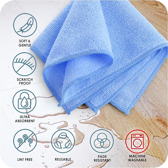 Hearth & Harbor Microfiber Cleaning Cloth, Microfiber Towels - Image 9