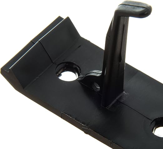 Carlisle FoodService Products Roll 'N Grip Plastic Broom Holder Wall Mount - Image 2
