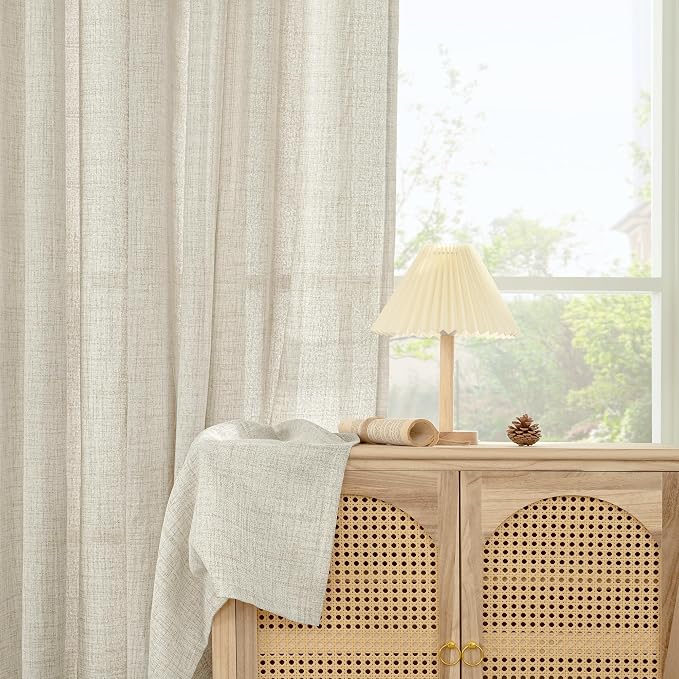 YoungsTex Linen Curtains 40 Inch Length - Image 7