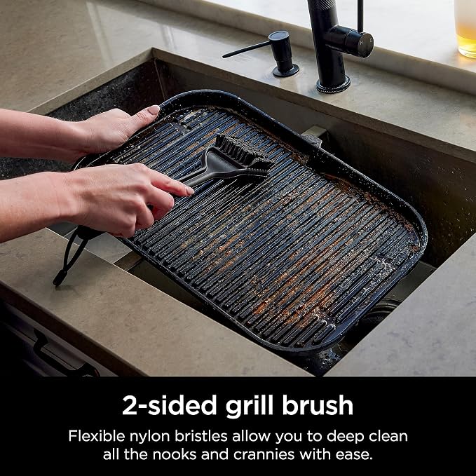 Ninja XSKBRUSHXL Woodfire Outdoor Grill Cleaning Brush, Compatible - Image 2