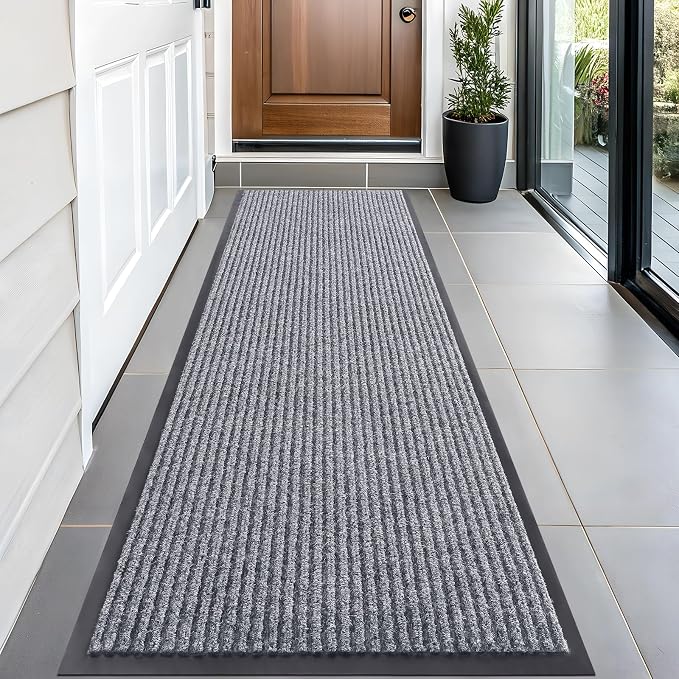 OLANLY Front Door Mat Indoor Outdoor Entrance, Waterproof Heavy Duty Doormat by OLANLY