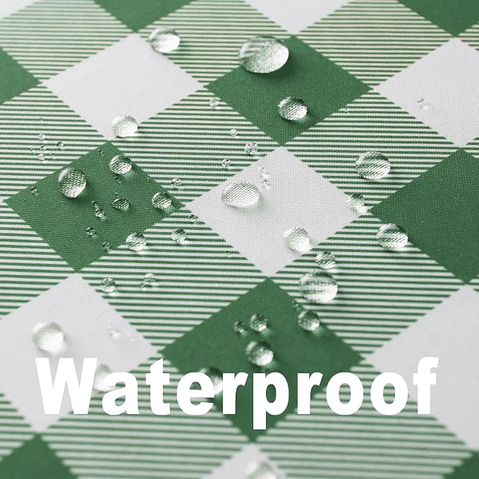 Waterproof Plaid Tablecloth Fabric - Image 3