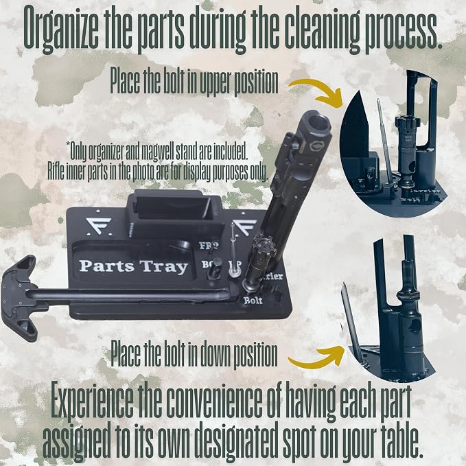 Organizer Stand for Cleaning and Display of The AR 15 Platform, Gift for Gun - Image 6