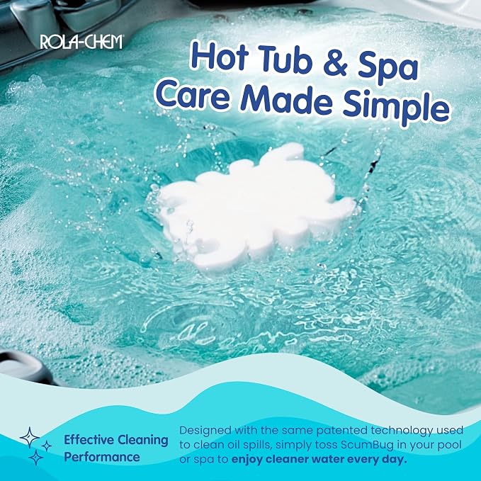 2 Pack Scumbug Hot Tub Scum Absorber – The Original, Highest Rated Scum - Image 6